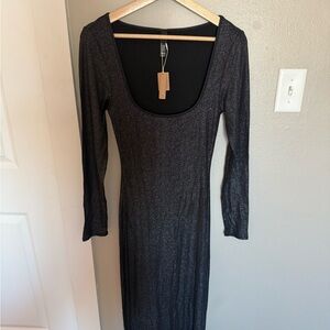 Skim’s Long-sleeve Maxi Dress NWT